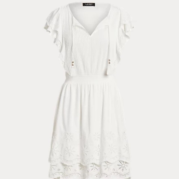 Lauren Ralph Lauren White Beautiful Dress - Picture 4 of 5